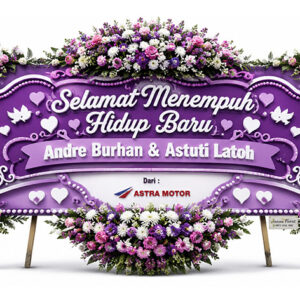 Papan Bunga Pernikahan 4