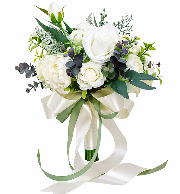 Bouquet Mawar Ivory Putih