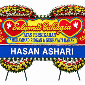 Papan Bunga Pernikahan 7