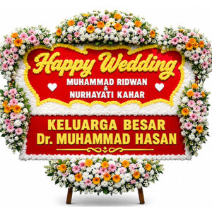 Papan Bunga Pernikahan 6
