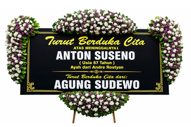 Papan Bunga Duka Cita 2